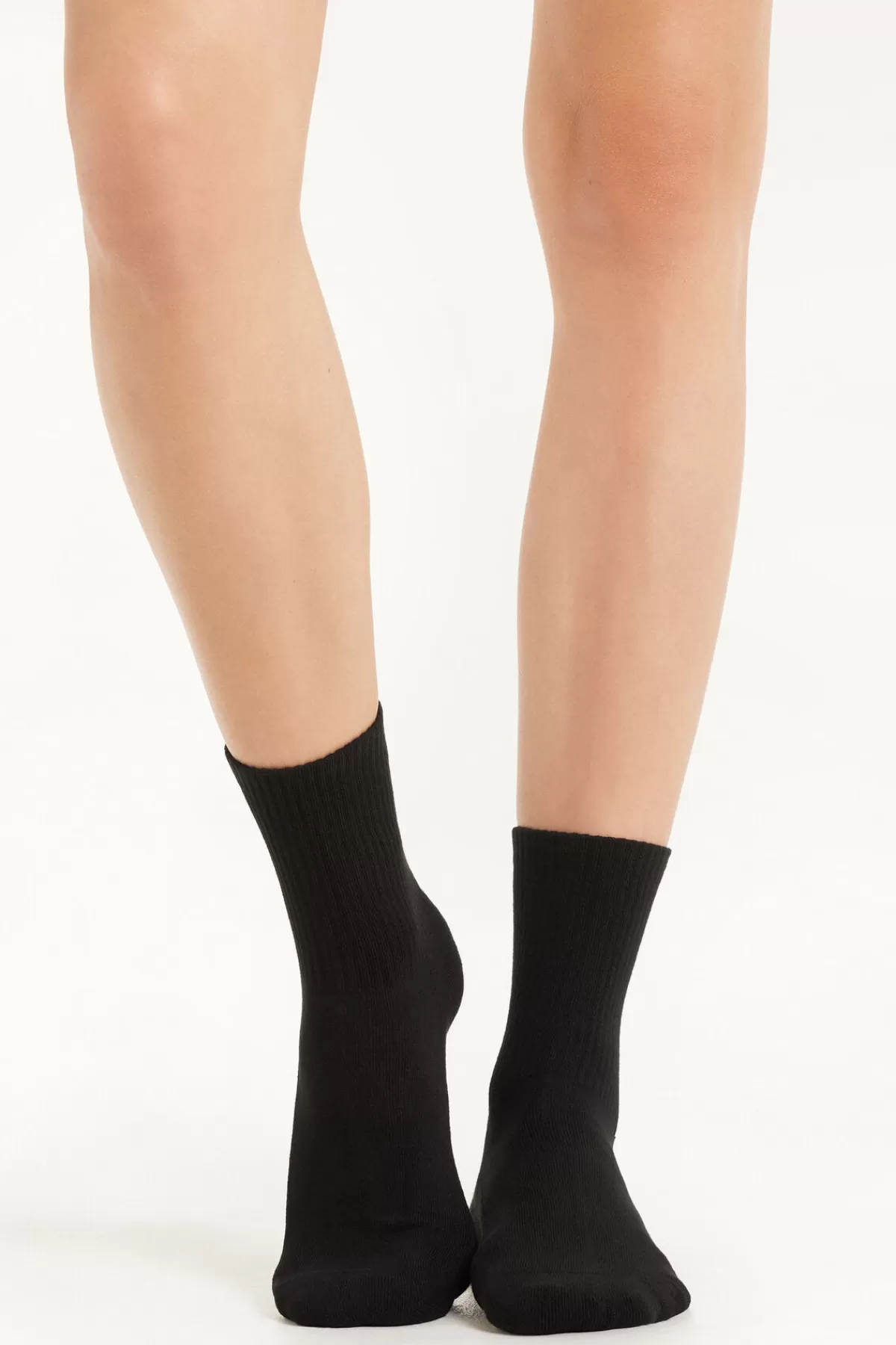 Calzettoni Sportivi in Cotone Morbido - Confezione da 3 Pariglie per Donna  
Ideali per Sport e Look Casual, Traspiranti con Fodera Antiscivolo  
Comodi per Palestra e Tempo Libero