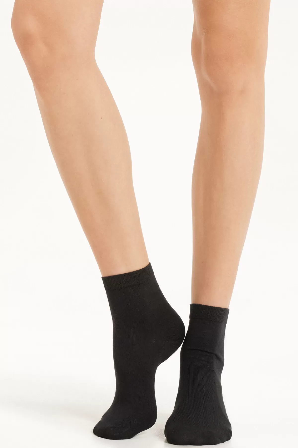 Tezenis Calzini alla Caviglia in Puro Cotone - Confezione da 5 Paia per Donna, Comodi e Confortevoli