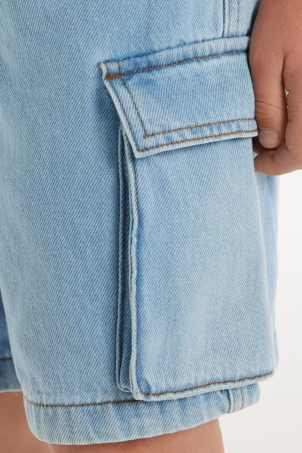 Jeans Cargo Regolabili per Ragazzini Tezenis - Vita Elasticizzata e Tasche Multiuso