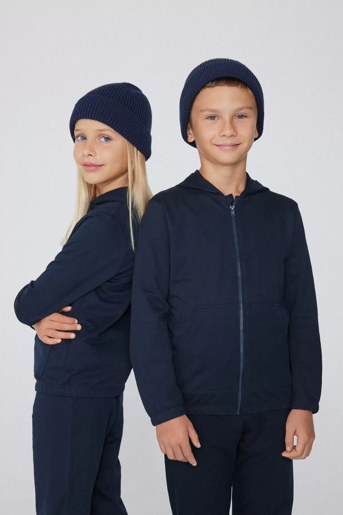 Cappellino Righe Invernale Tezenis per Bambini Unisex - Comodo e Morbido per Neonati