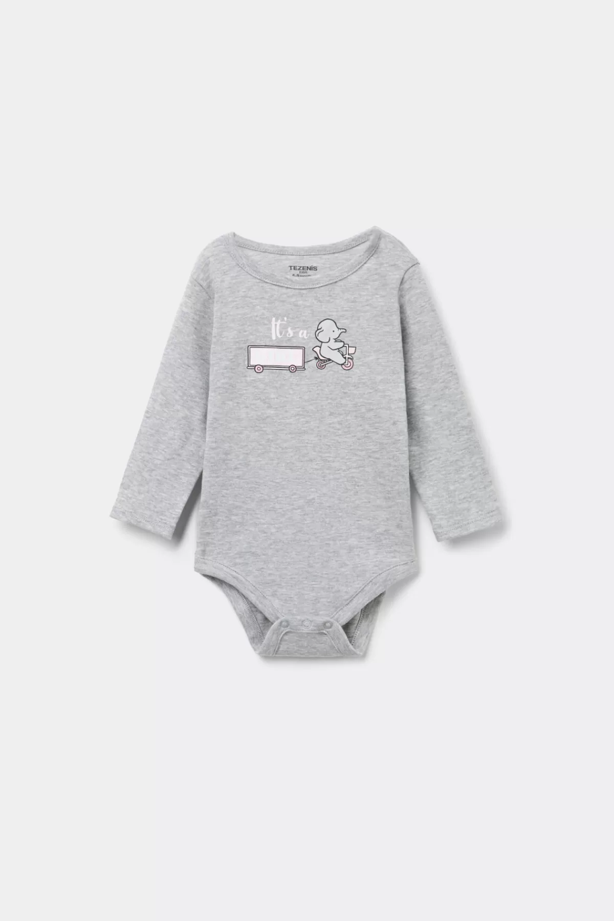 Completo Neonato Maniche Lunghe in Puro Cotone Organico - Body Confortevole Bebè con Fantasia Unica | Tezenis Collection