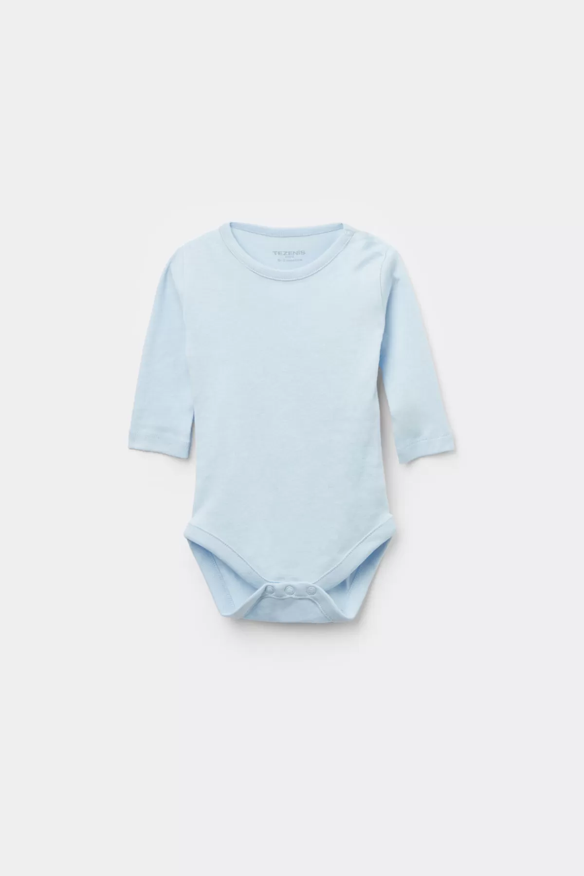 Body Neonato Tezenis Maniche Lunghe in Cotone Puro - Intimo Morbido a Tinta Unica per il Tuo Piccolo