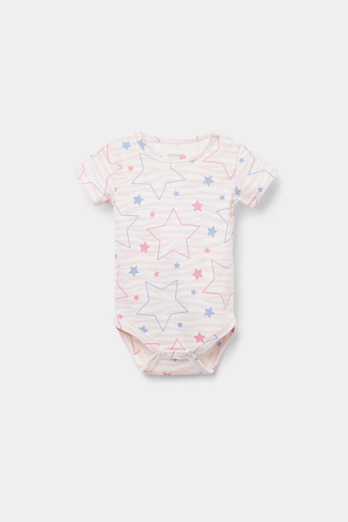 Body Neonato Tezenis in Puro Cotone - Magliettina Mezza Manica con Stampi Giocosi per Bebè 

Morbido capo primo vestiario con fantasie vivaci, ideale per la pelle delicata dei piccoli. Taglio comfort e maniche corte per la libertà di movimento.