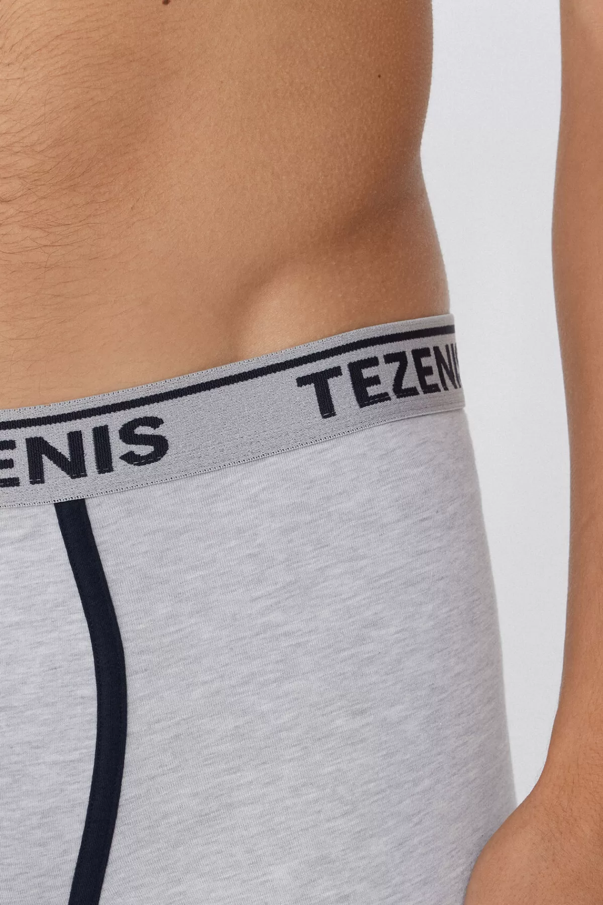 Boxer Uomo Tezenis in Puro Cotone con Dettagli Contrastanti e Logo Ricamato - Confortevole e Stiloso per Tutto il Giorno