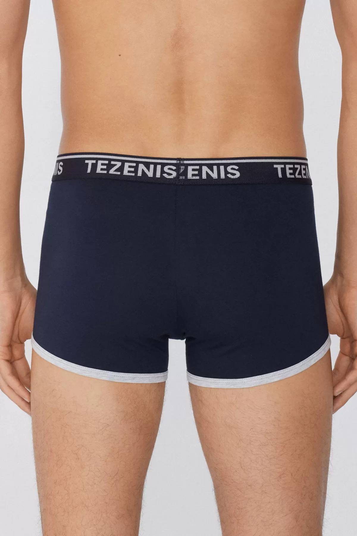 Boxer Uomo in Puro Cotone con Design Moderno e Dettagli Firmati Tezenis - Bordature Accostate e Comfort Evoluto