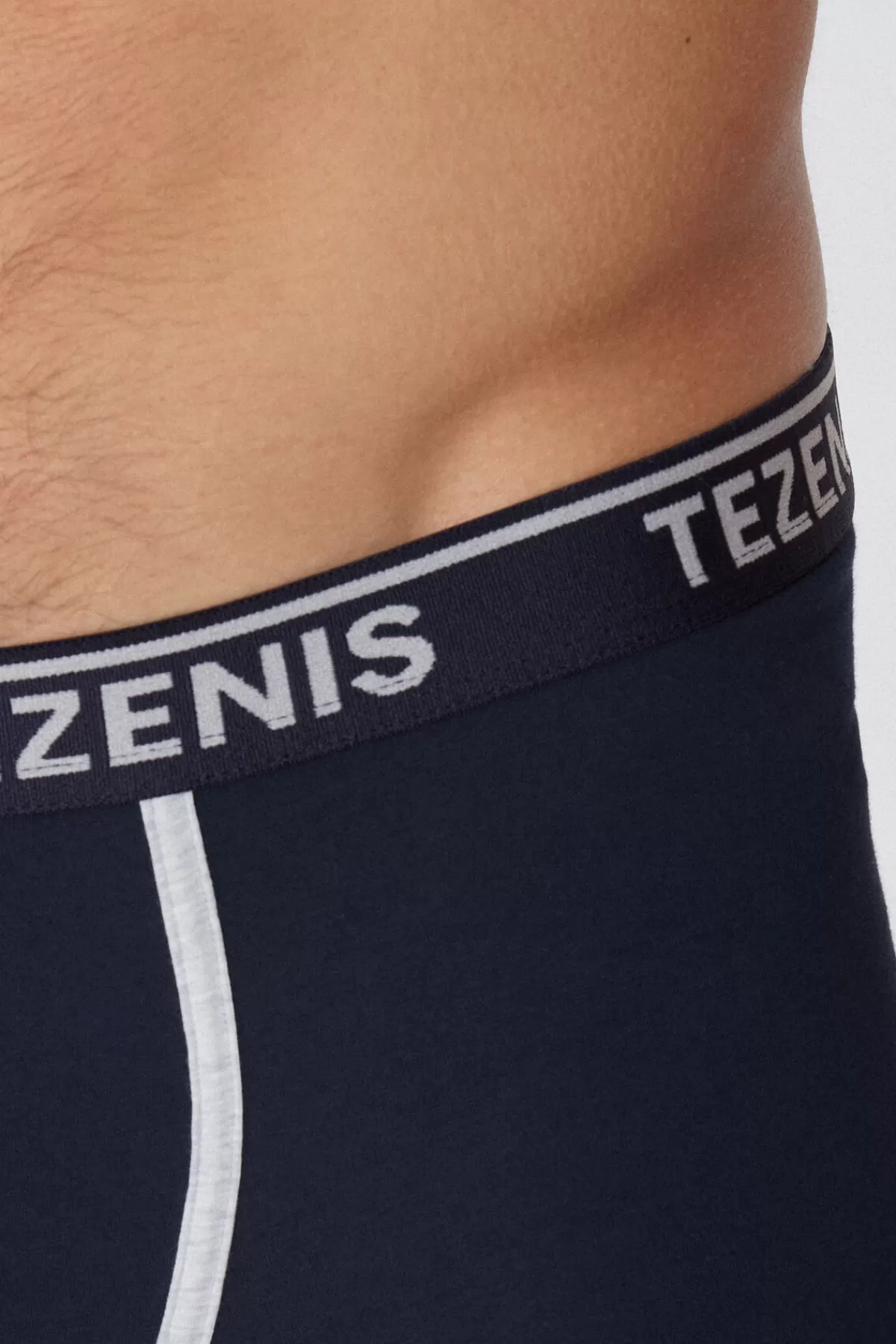 Boxer Uomo in Puro Cotone con Design Moderno e Dettagli Firmati Tezenis - Bordature Accostate e Comfort Evoluto