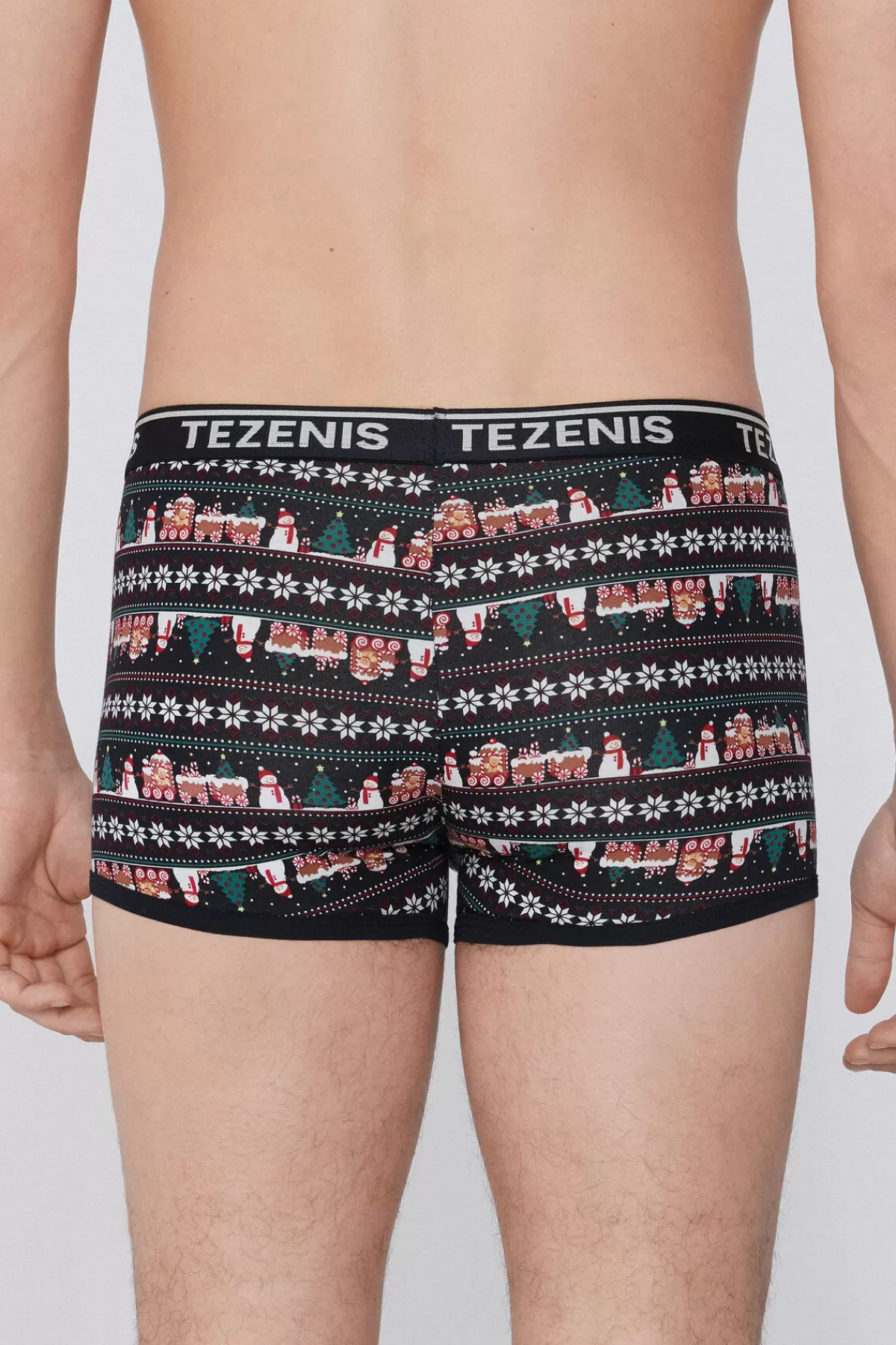 Intimo Uomo Tezenis Slip Cotone Confortevoli con Fantasia Natalizia - Regalo Ideale