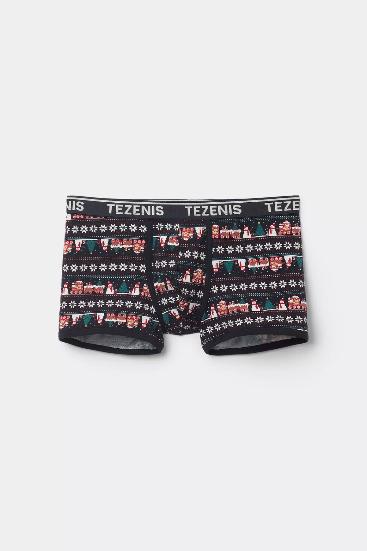 Intimo Uomo Tezenis Slip Cotone Confortevoli con Fantasia Natalizia - Regalo Ideale