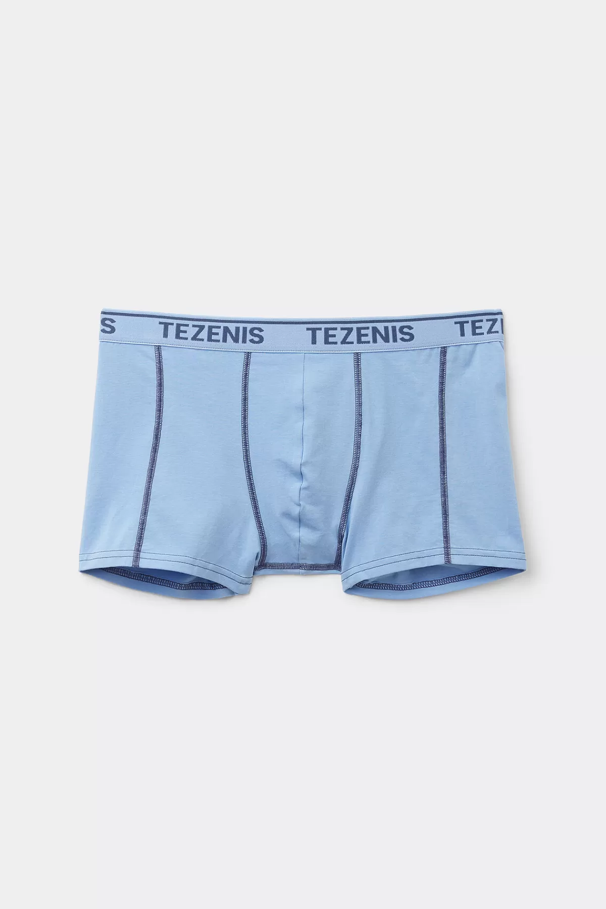 Boxer Uomo Tezenis in Puro Cotone con Finiture Contrastanti e Logo Ricamato