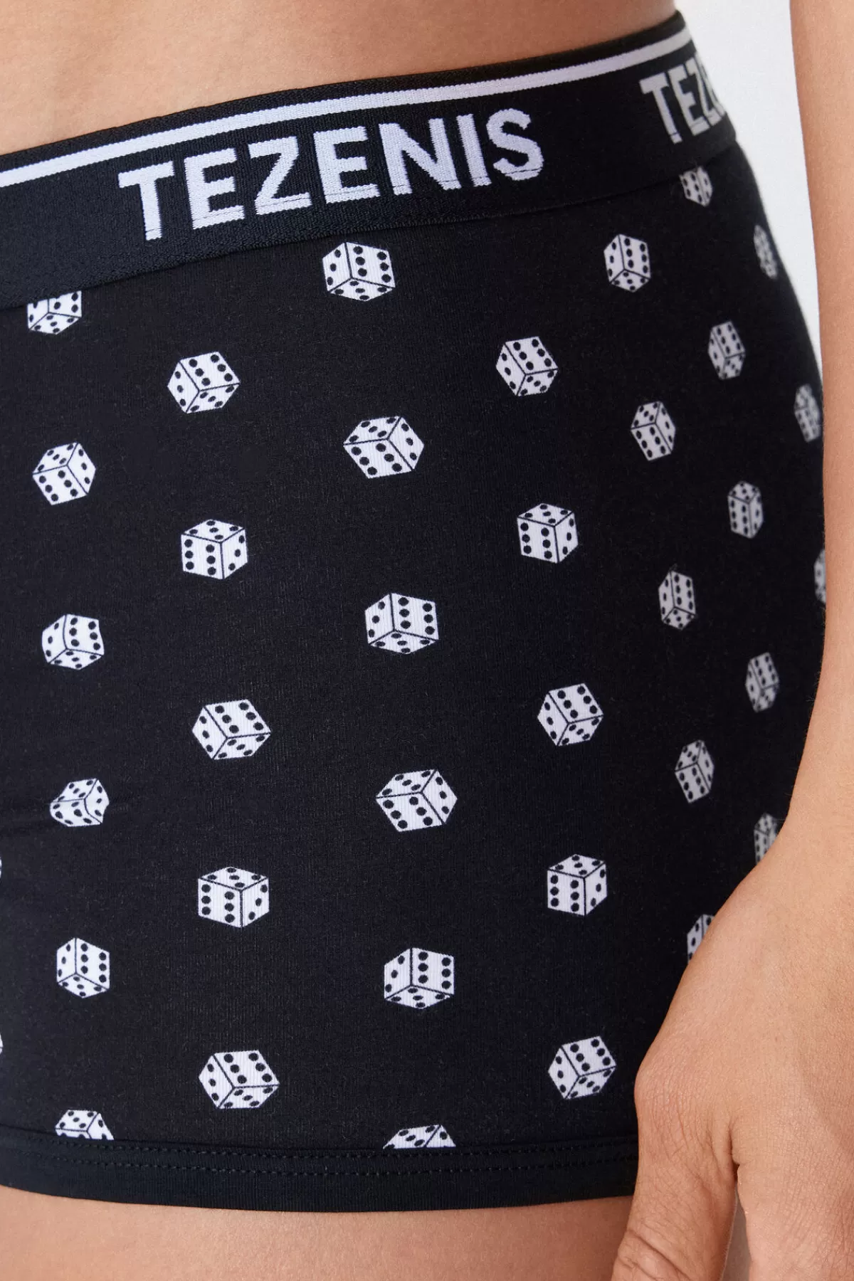 Boxer Uomo Tezenis in Puro Cotone con Stampa Moderne e Fascia Contrasto Logo Ricamato - Modelli Vivaci per un Comfort Quotidiano