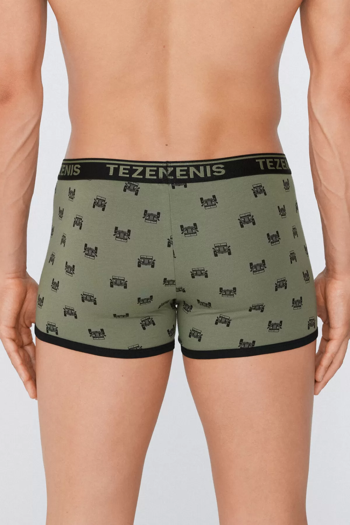 Slip Uomo in Puro Cotone con Dettaglio Bordi Contrastanti e Ricamo Logo Tezenis