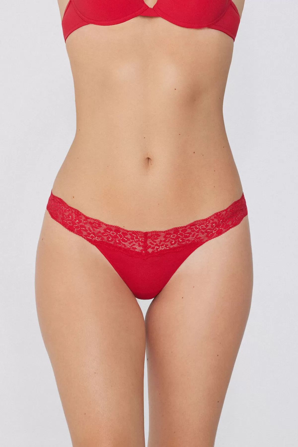 Tezenis Intimo Donna: Reggiseno in Cotone Rigenerato con Ricami Brasiliani Eco-Chic