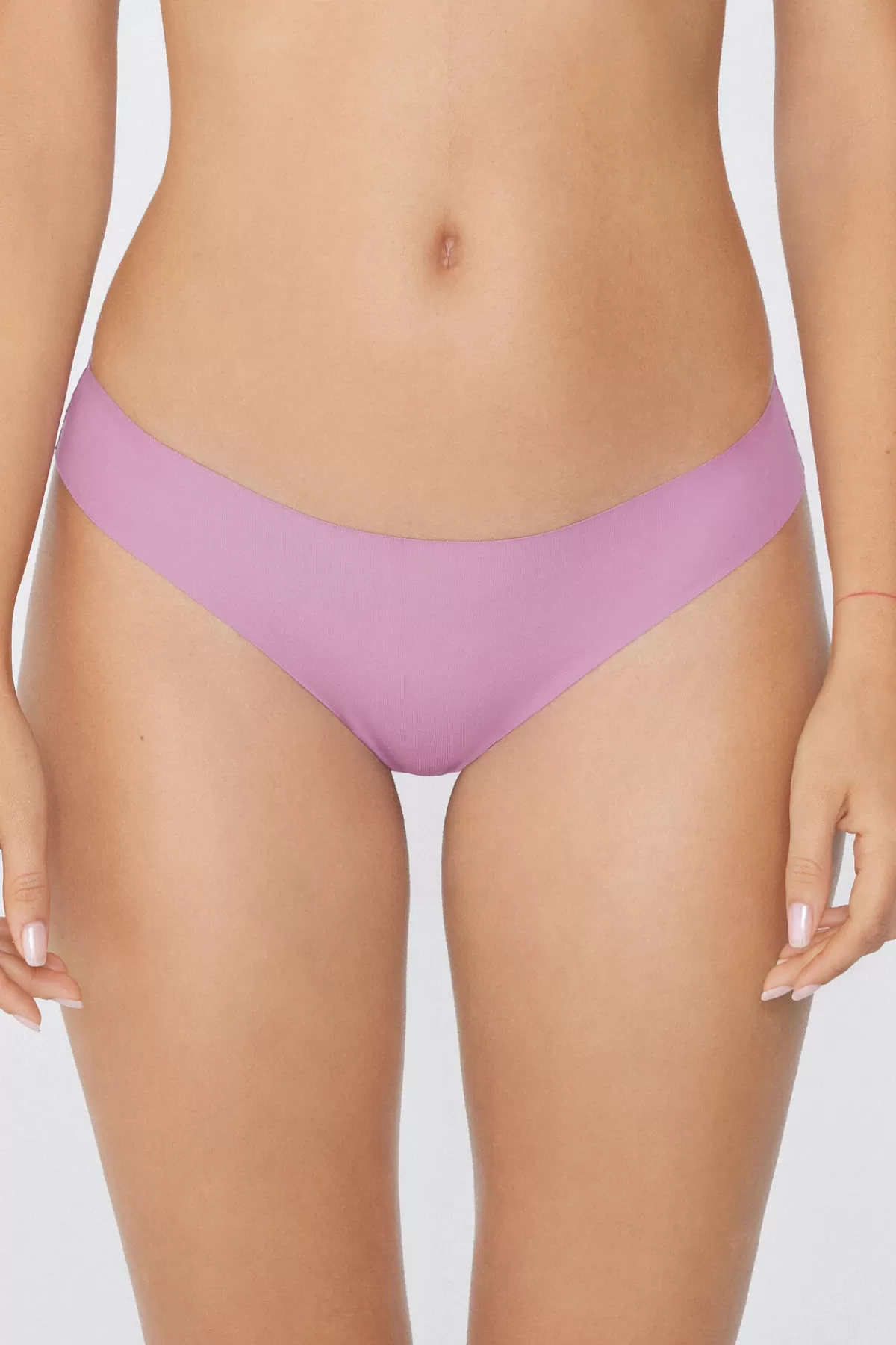 Tezenis Brasiliana: Intimo Donna in Cotone Rigenerato con Merletto Artigianale e Linee Contornate