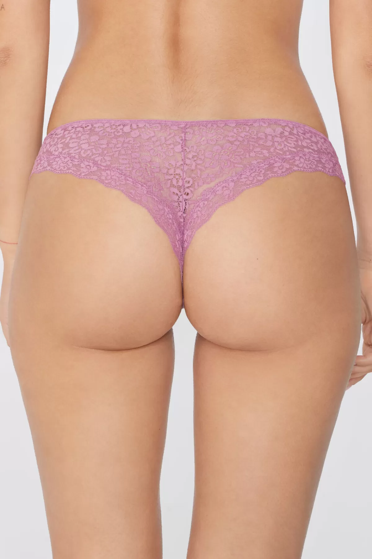 Tezenis Brasiliana: Intimo Donna in Cotone Rigenerato con Merletto Artigianale e Linee Contornate