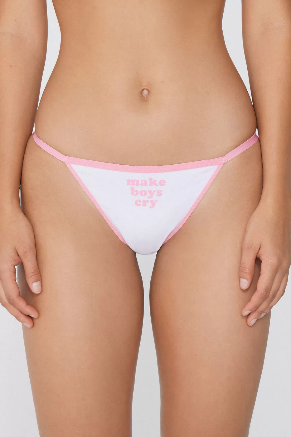 Tezenis Slip Donna Brasileiro - Tanga in Cotone Morbido con Stampa Tropicale, Design Confortevole per Estate 2024