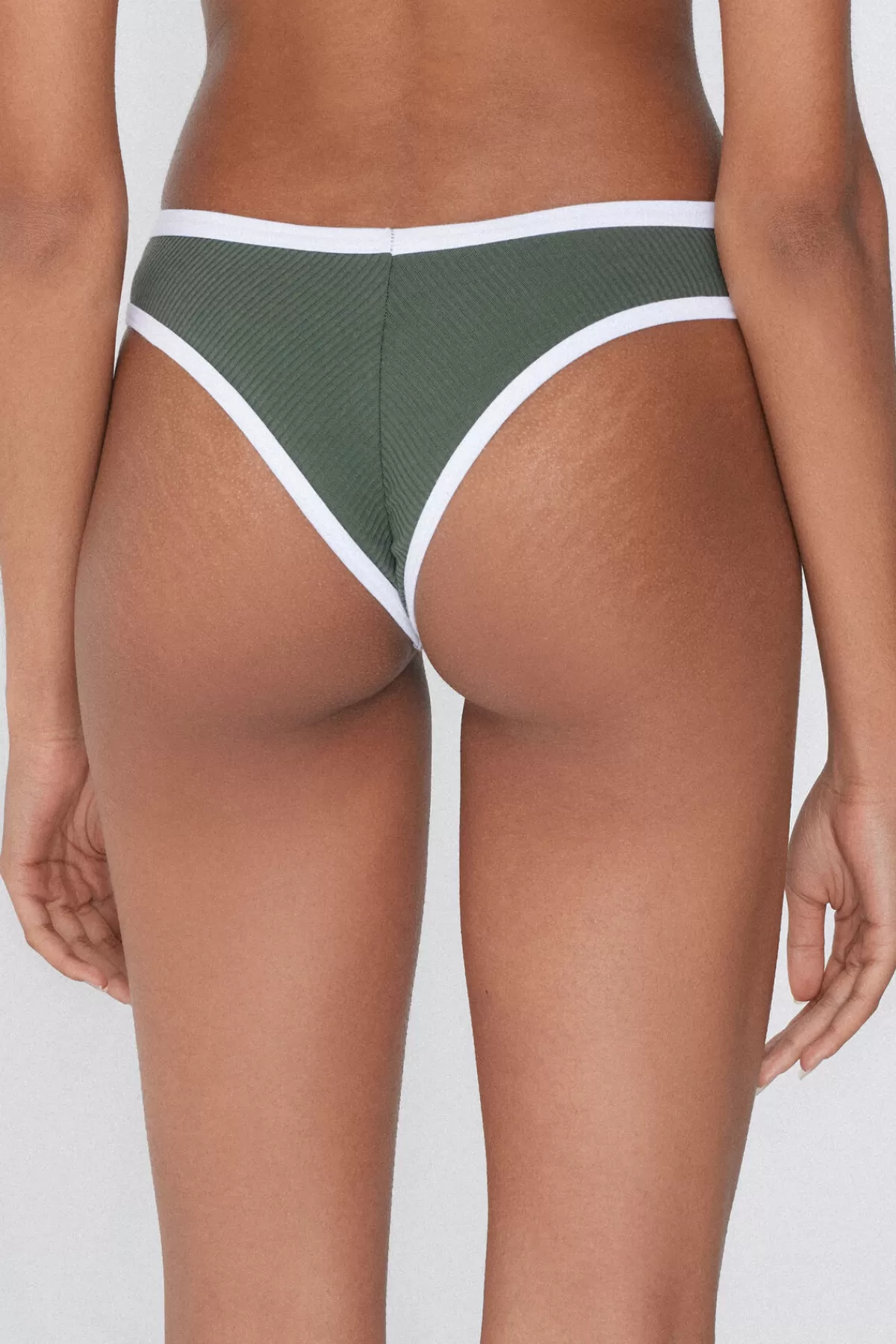 Brasiliano Maglietta in Puro Cotone con Bordi in Costina - Stampa Vivace Tezenis Donna 

（：，