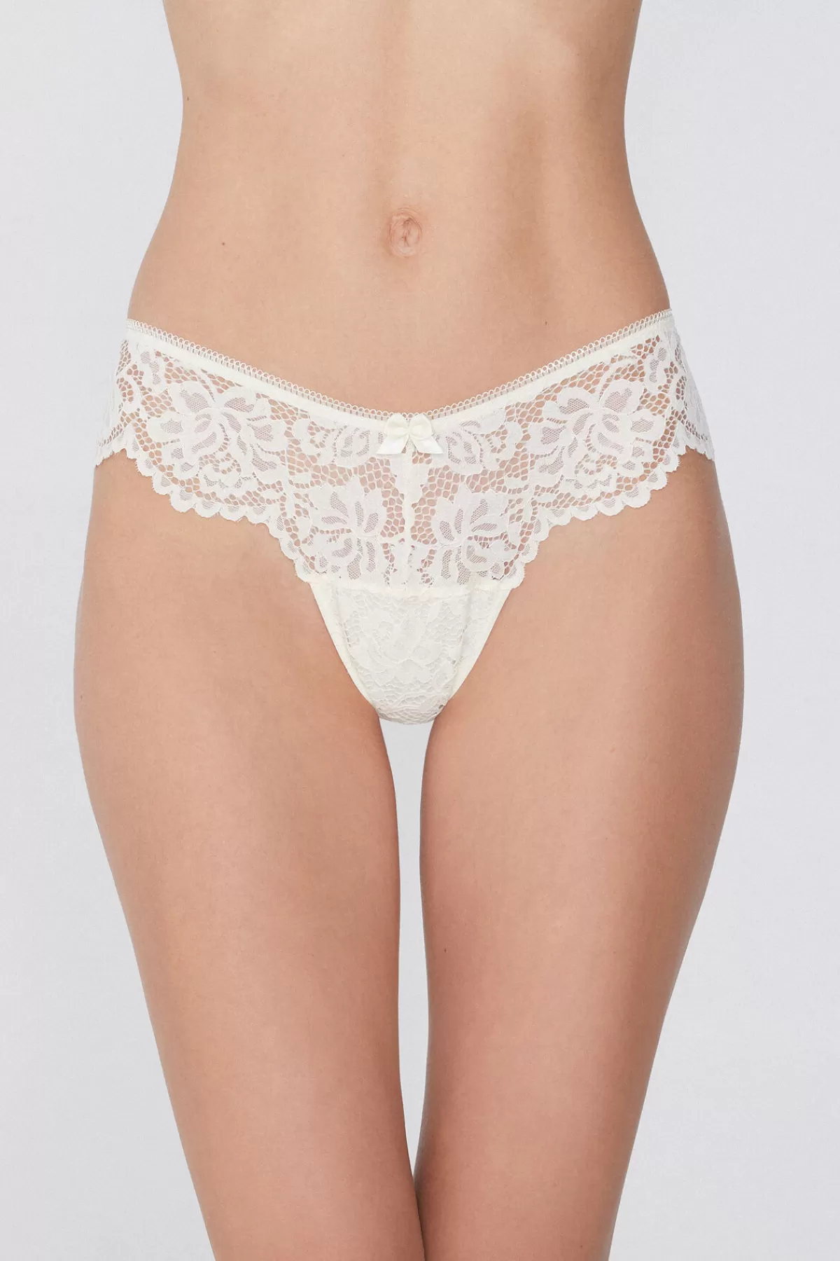 Intimo Femminile Tezenis Stile Brasiliano - Short Comodi con Ricami in Pizzo Raffinato, Massimo Comfort e Leggerezza Traspirante per l'Estate