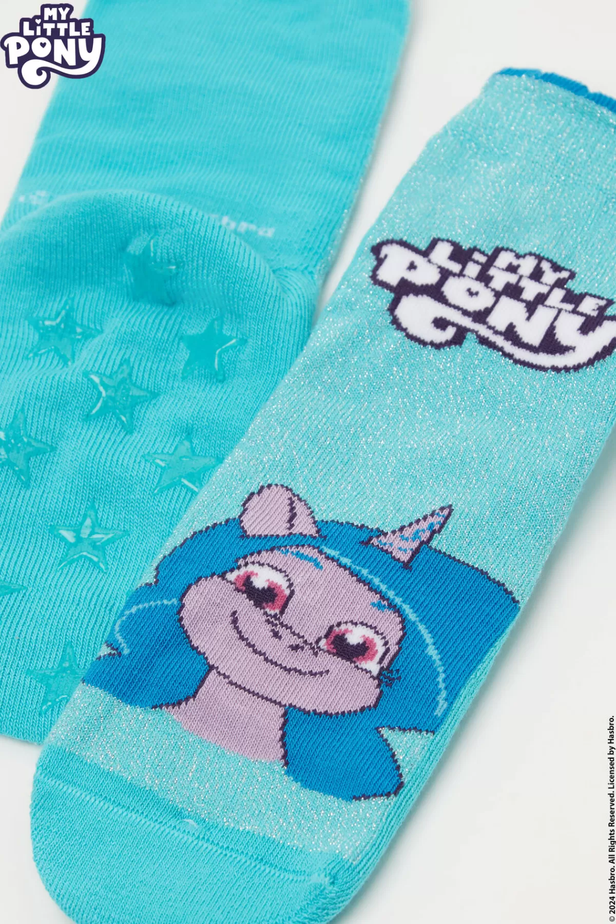 Calzini Corti Donna Tezenis con Fantasia My Little Pony - Antiscivolo Comodi per Tutto il Giorno

(：，