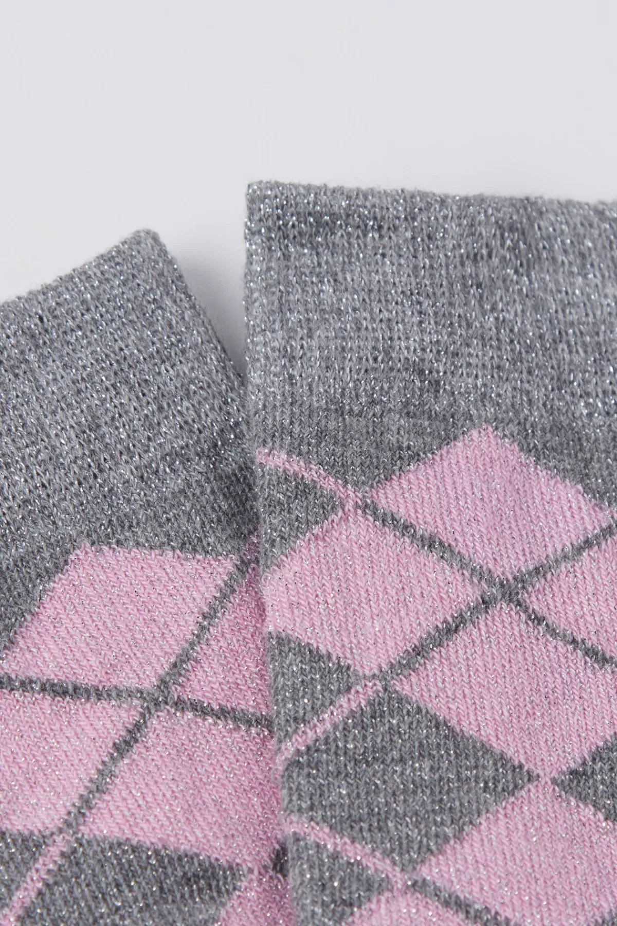 Calzini Lunghi Ragazza Tezenis - Fantasia Rombo Lucido, Confortevoli ed Eleganti