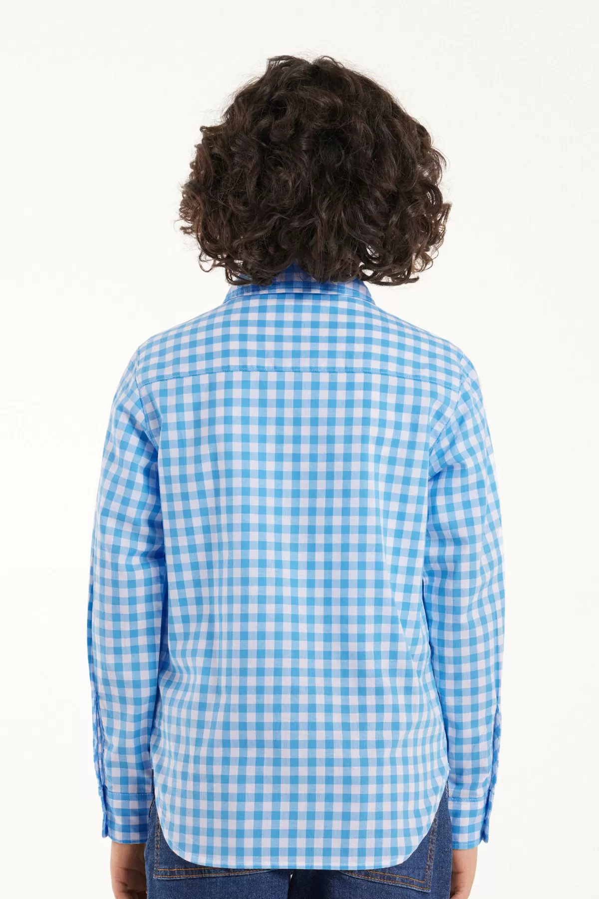 Tezenis Camicia a Maniche Lunghe in Cotone per Ragazzini - Moda Casual con Stilizzazione Elegante