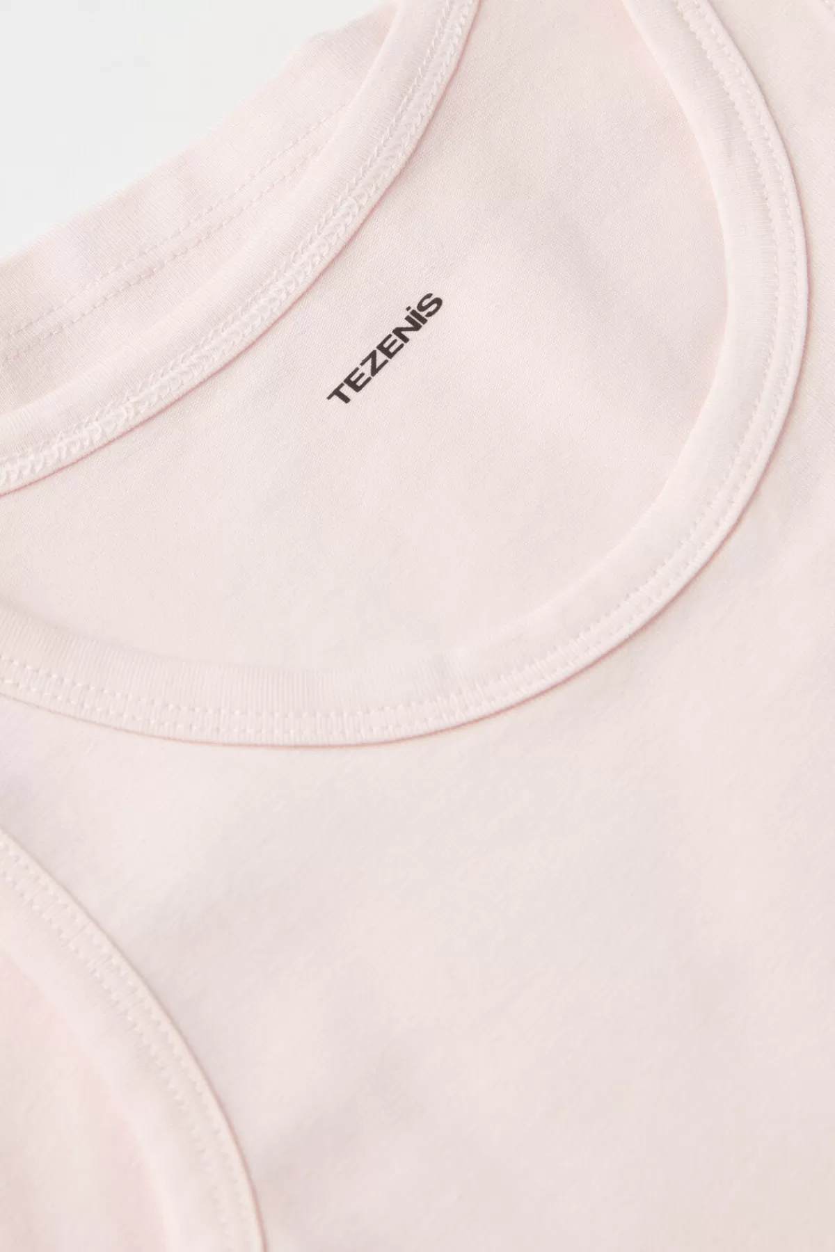 Tezenis Maglietta Senza Maniche Unisex per Neonati e Ragazzi - Cotone Morbido con Scollo a Mezza Luna e Spalle Coprente, Design Minimalista per Tutto il Giorno