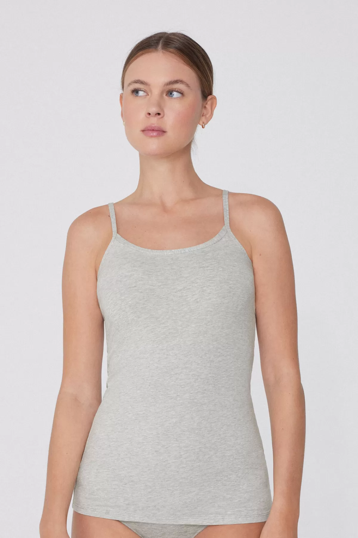 Tezenis - Canotta Donna in Cotone Morbido, Scollo Tondo e Vestibilità Elasticizzata