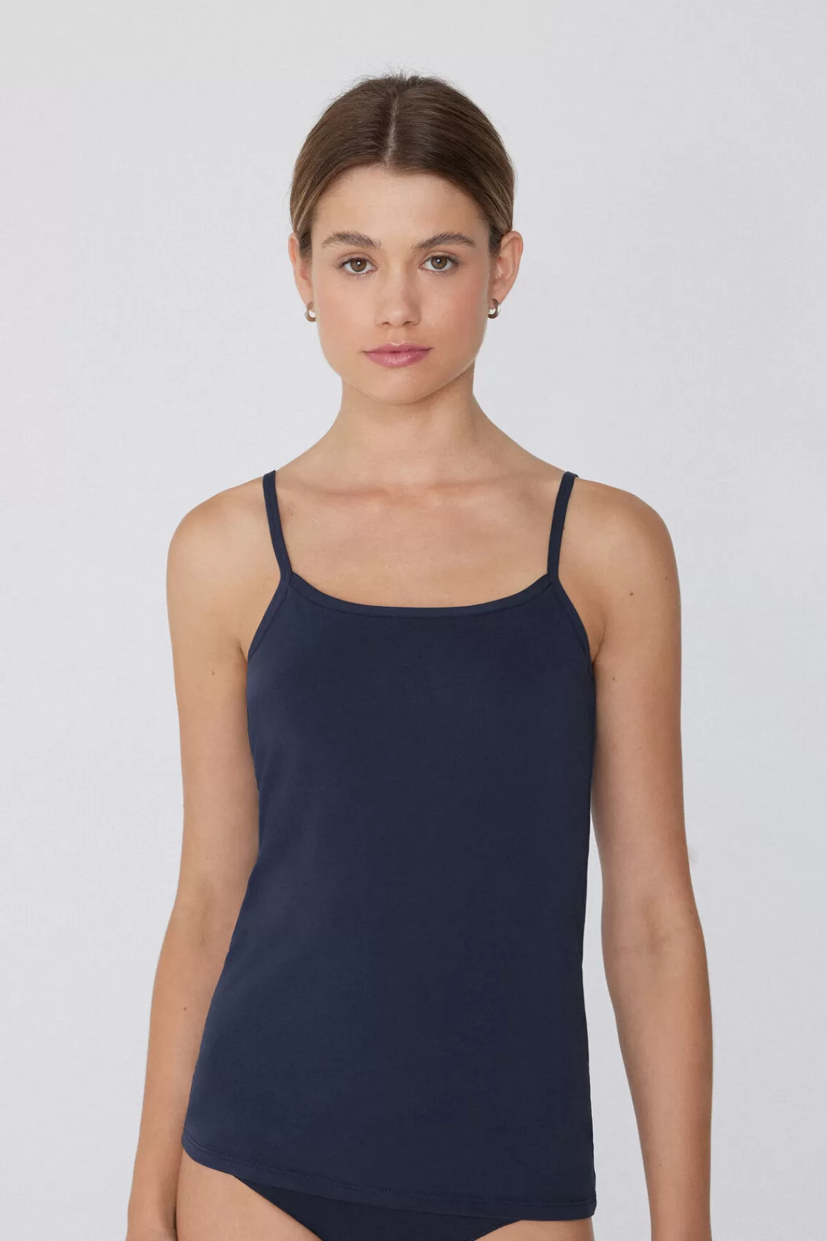 Tezenis Top Senza Maniche in Puro Cotone - Scollo Tondo Classico con Fascia Elasticizzata, Taglio Universale Comoda e Morbida, Perfetta per l'Estate 2024