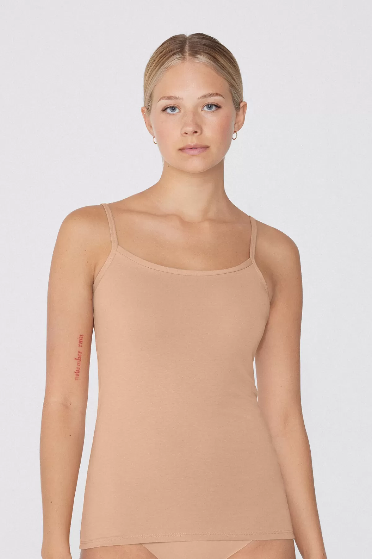 Tezenis Top Senza Maniche Donna in Morbido Cotone Elasticizzato con Scollo Tondo Classico - Design Moderno e Confortevole per Ogni Occasione