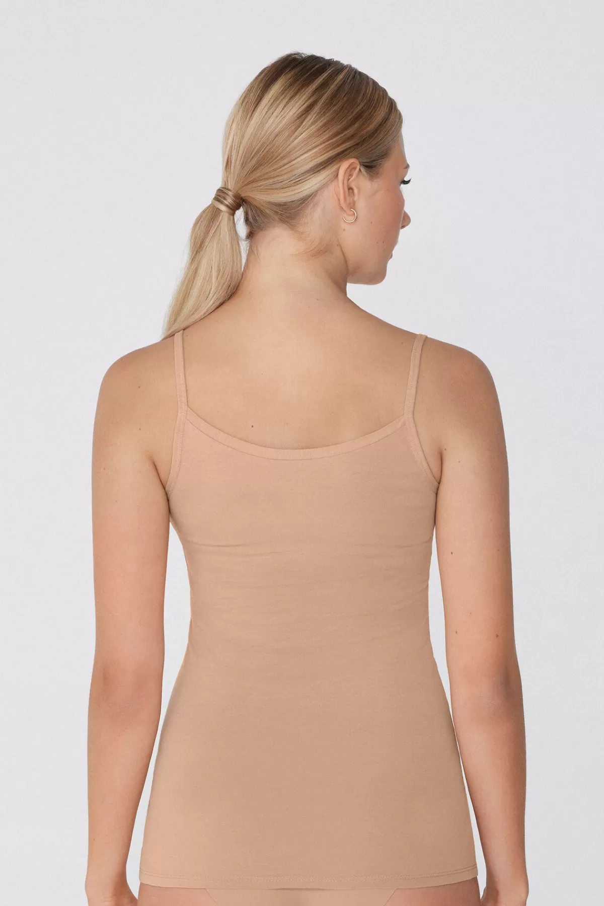 Tezenis Top Senza Maniche Donna in Morbido Cotone Elasticizzato con Scollo Tondo Classico - Design Moderno e Confortevole per Ogni Occasione