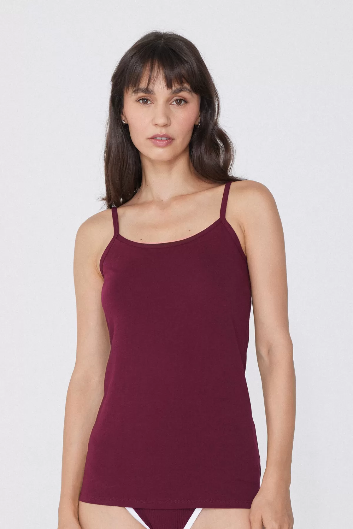 Maglietta Senza Maniche Donna in Morbido Cotone Elasticizzato con Scollo Rotondo Comodo - Perfetta per l'Estate, Tezenis Collection