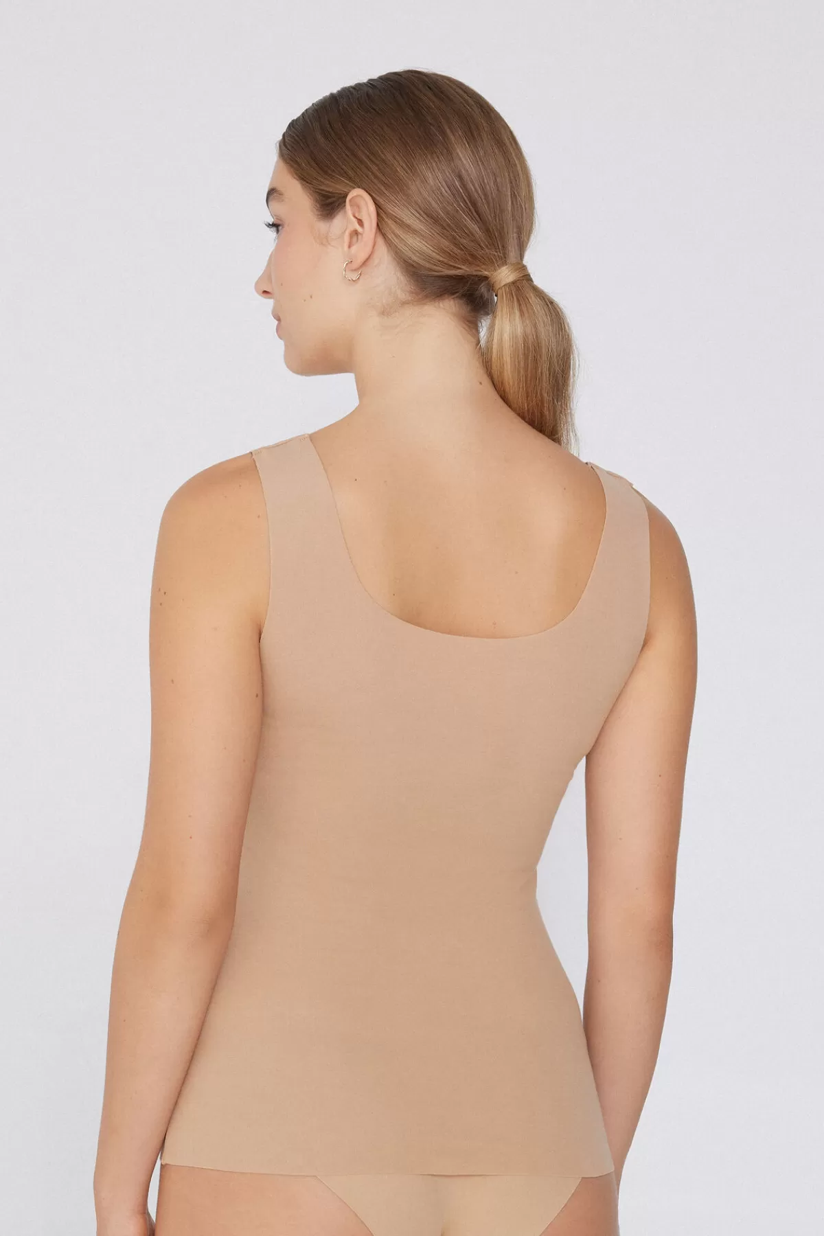Tezenis Top Senza Maniche Donna in Tessuto Morbido con Design Accattivante