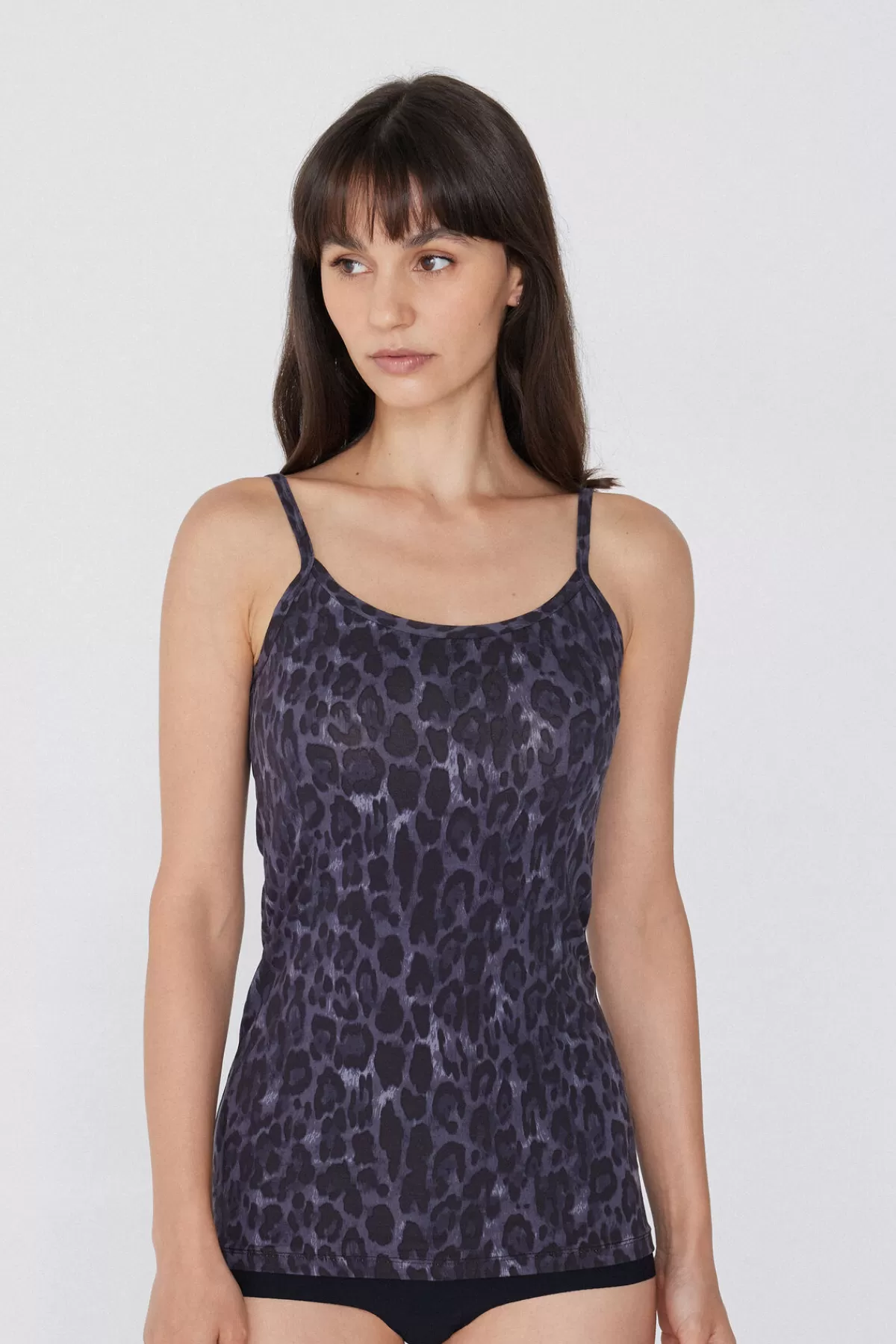 Tezenis Top Senza Maniche Donna con Scollo Rotondo in Cotone Elasticizzato Ultra Morbido