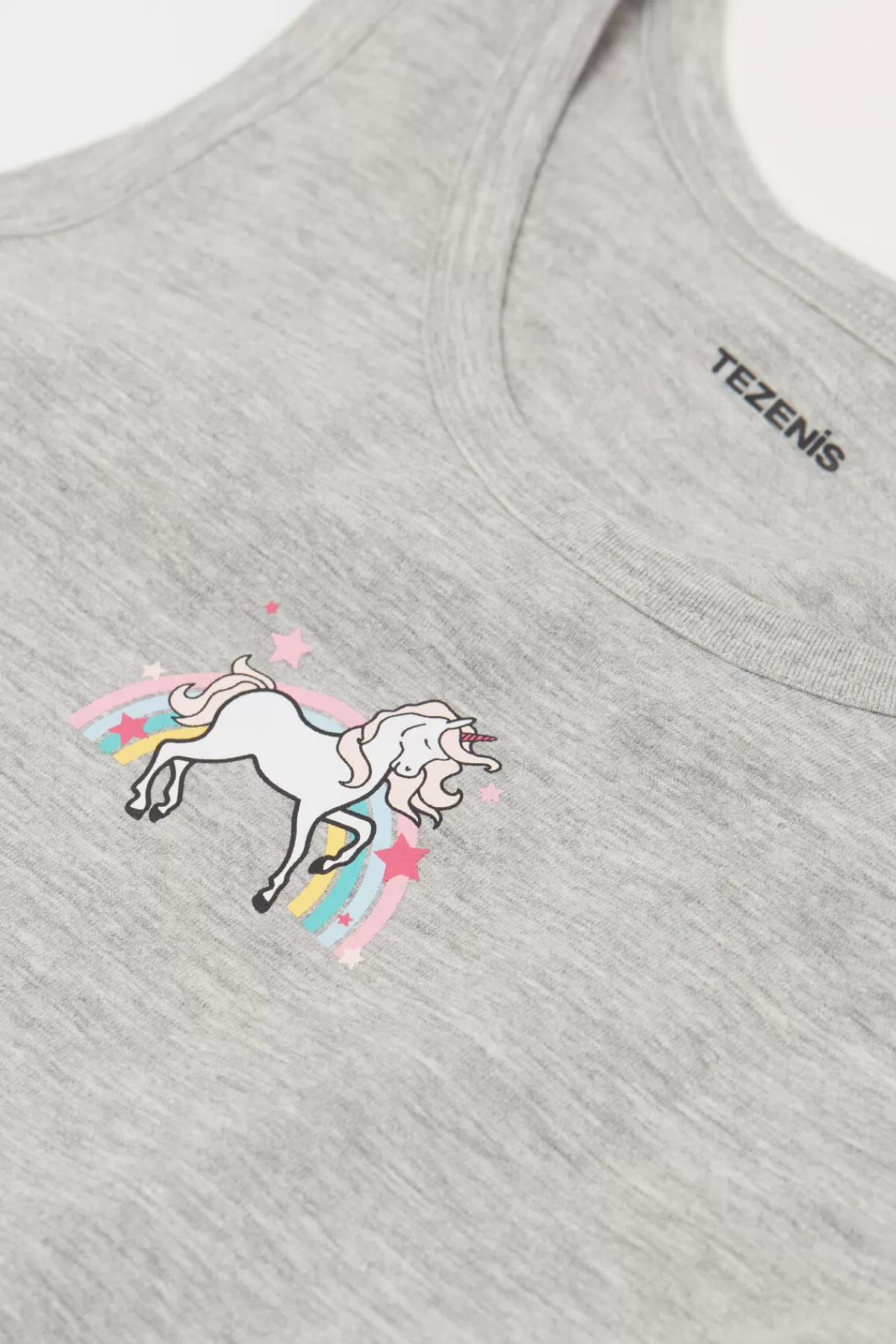 Tezenis Maglietta Senza Maniche in Puro Cotone con Stampa Divertente - Scollo Ampio per Bambini e Ragazzi 

（：，，，，）