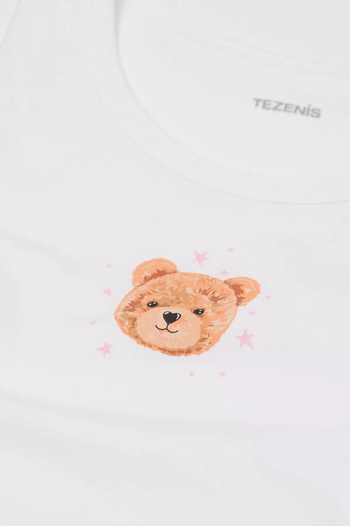 Tezenis Maglietta Senza Maniche Unisex per Bambini e Bambine in Cotone Con Stampa – Scollo Ampio e Design Moderno