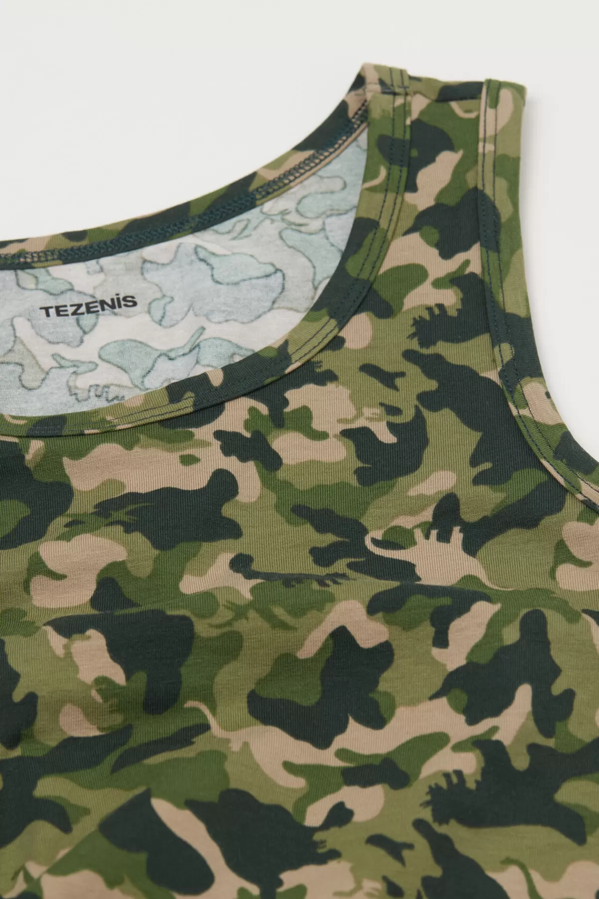 Tezenis Maglietta Senza Maniche Unisex per Bambini in Cotone Con Stampe Colorate e Spalle Comode
