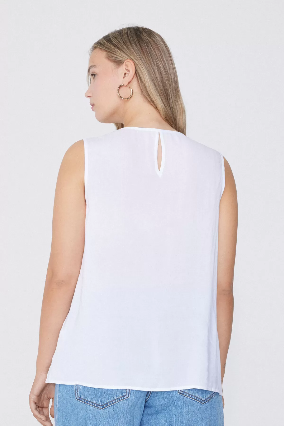 Tezenis Top Senza Maniche Donna con Scollo a Spalle Scoperte in Morbida Viscosa