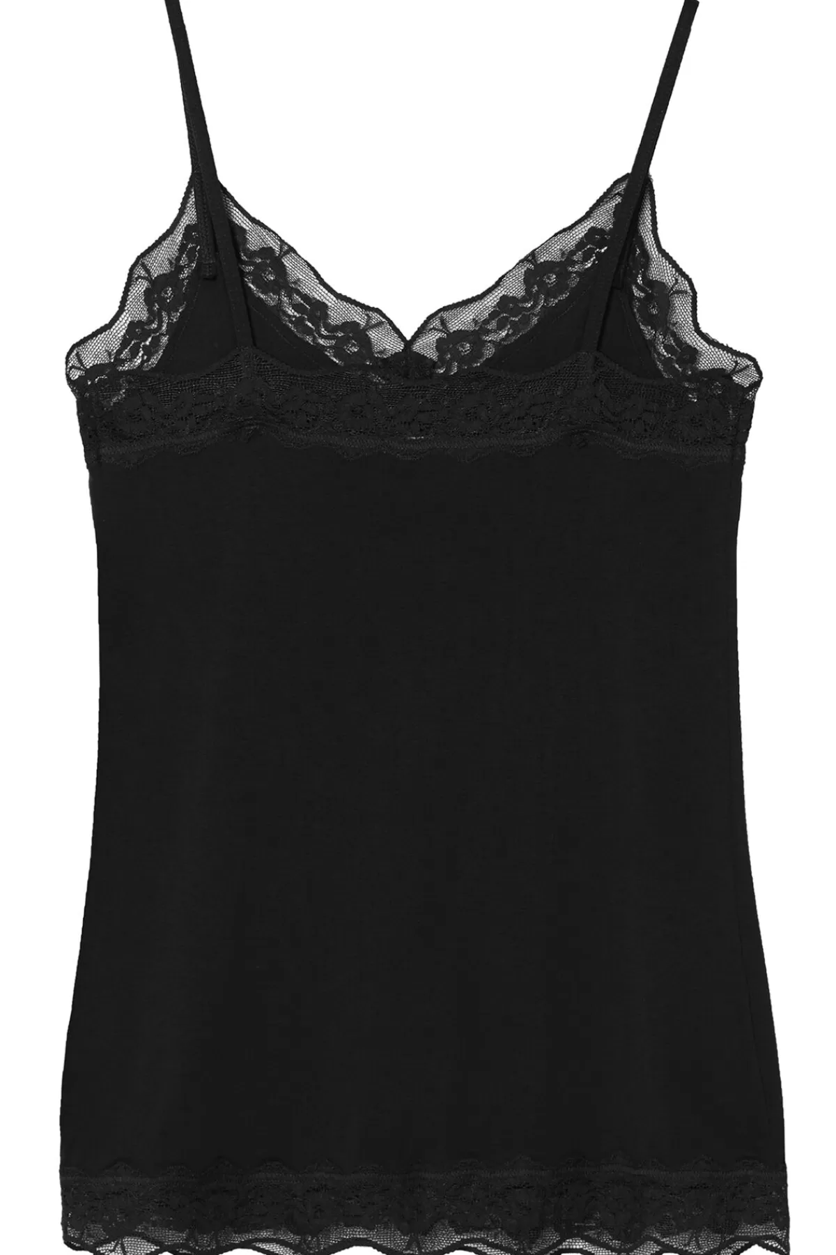 Tezenis Intimo Donna: Canotta Elegante con Spalline Ultra Sottili e Scollo V Avvolgente - Viscosa Morbida e Dettagli in Pizzo per un Look Femminile 

(：AI，、、(