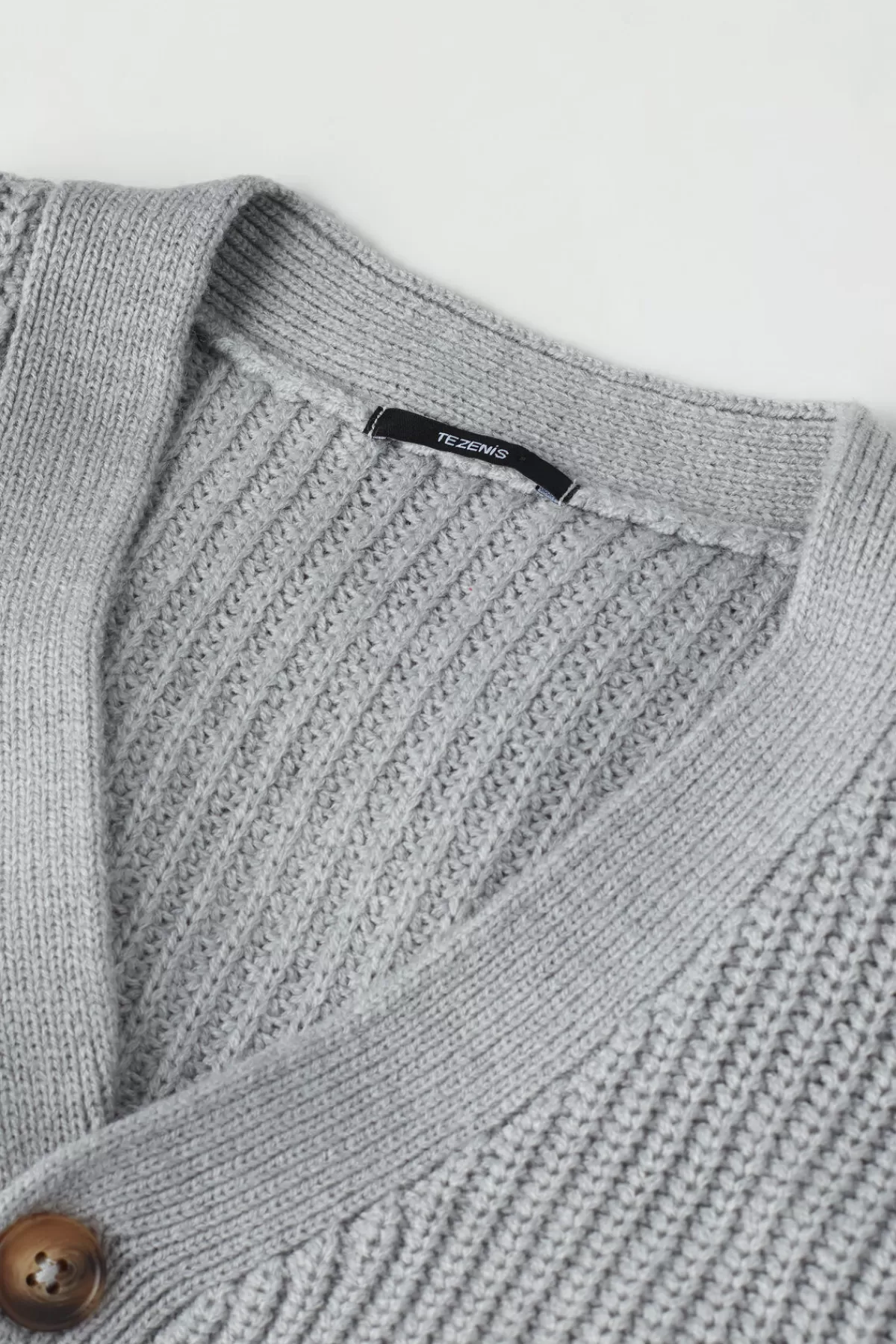 Cardigan in Puro Cotone Tezenis per Ragazzino - Modello Confortevole con Bottoni e Lavorazione a Coste, Ideale per Stagioni Fredde