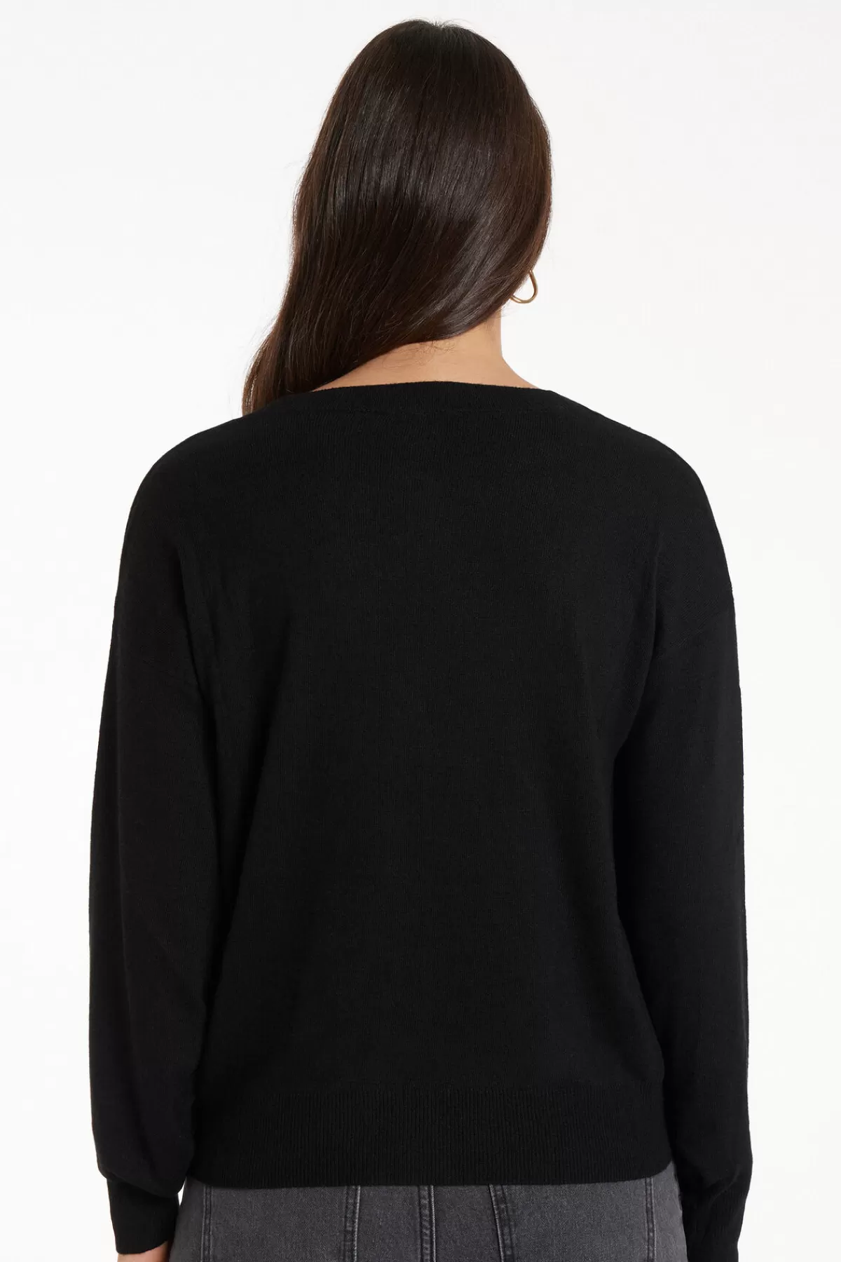 Cardigan in Lana Morbida con Bottoni Eleganti - Maniche Lunghe Tezenis per Donna