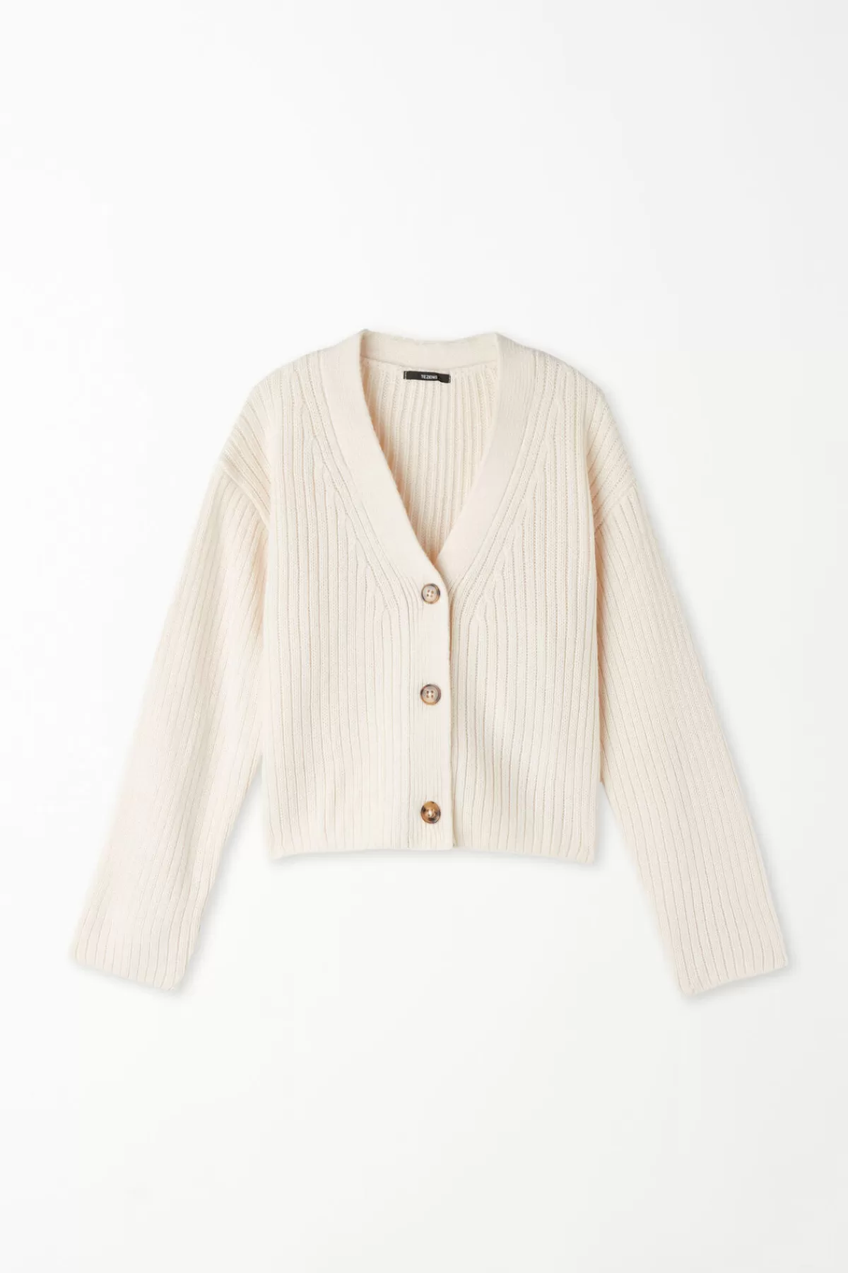 Cardigan Invernale Tezenis con Maniche Lunghe e Bottoni a Costine - Morbido e Confortevole per Bambine 

(+++，，，。，）