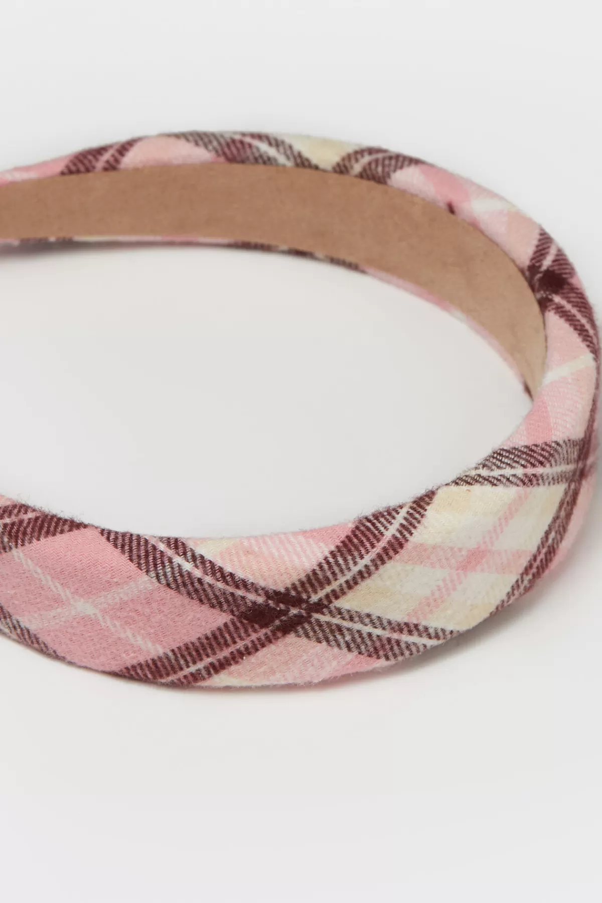 Tezenis Fascia Elasticizzata Capelli in Tessuto Tartan con Chiusura Regolabile