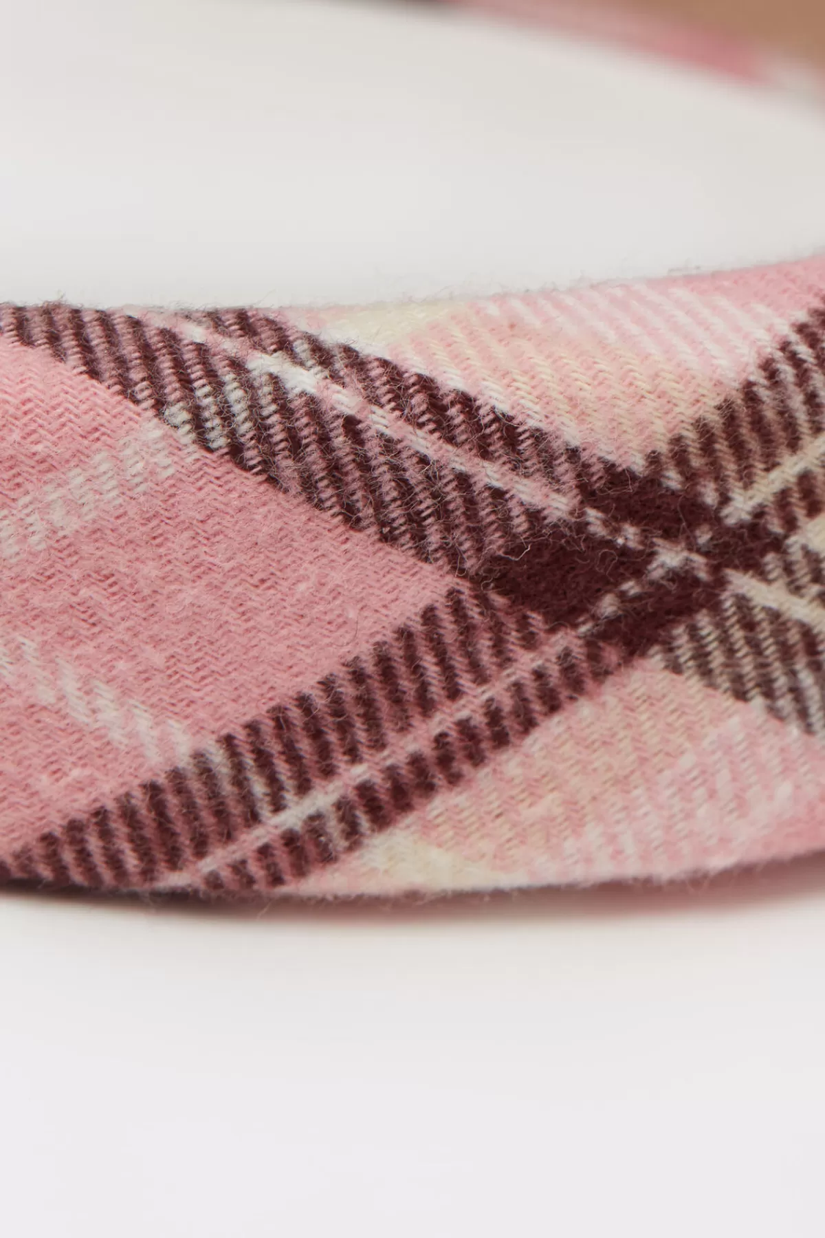 Tezenis Fascia Elasticizzata Capelli in Tessuto Tartan con Chiusura Regolabile