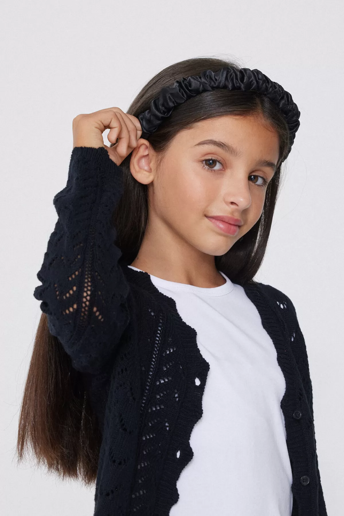Fascia per Bambine in Raso Lucidissimo - Accessorio Delicato per Acconciature Tezenis
