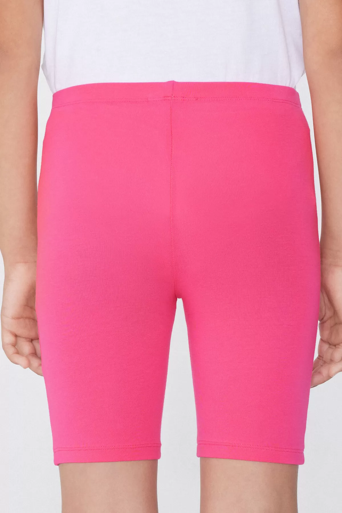 Morbidissimi Pantaloncini da Bici in Cotone per Ragazzine - Colore Unito Tezenis Collection