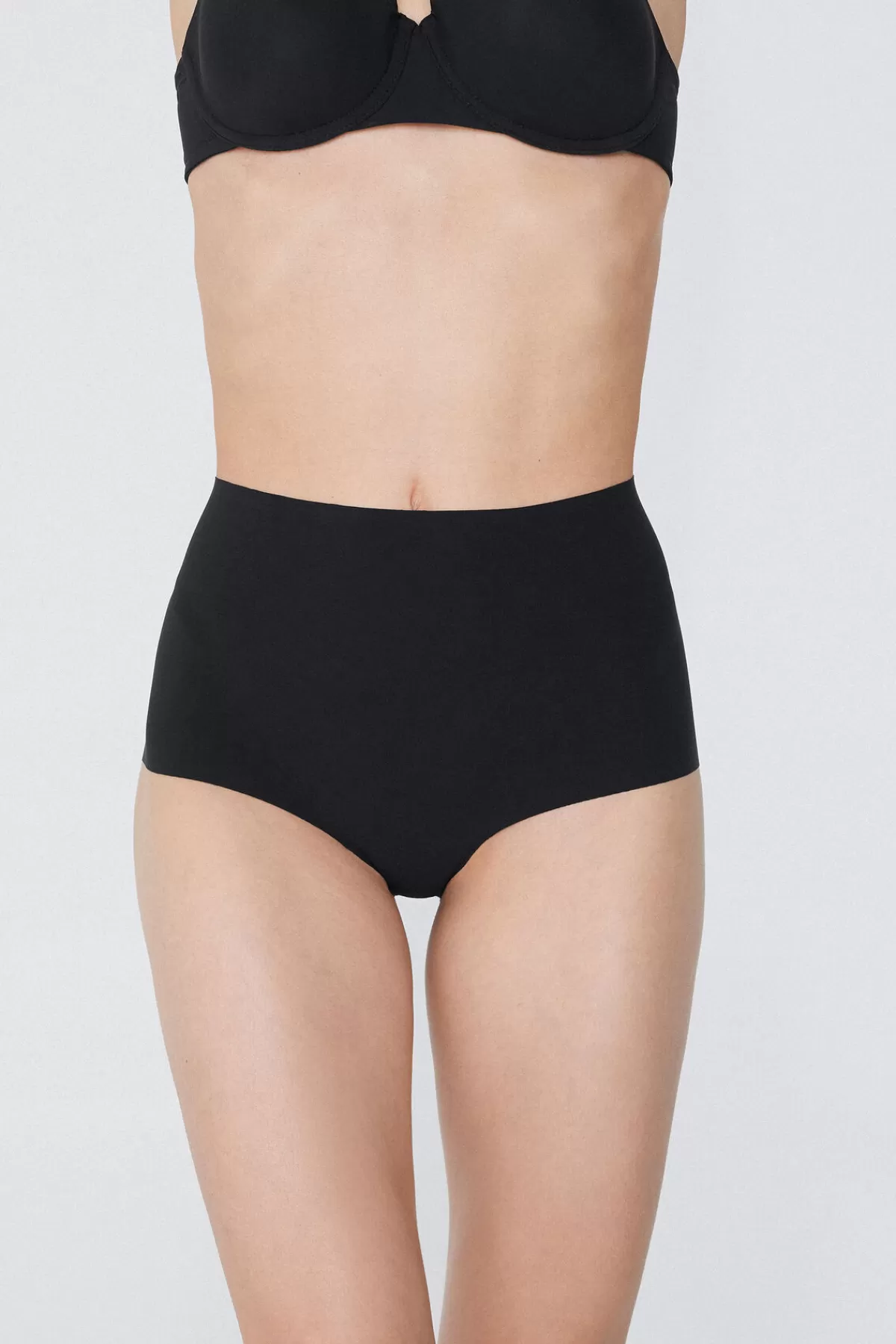 Tezenis Intimo Femminile Donna Vita Alta in Microfibra Morbida con Design Avvolgente - Culotte Comode dal Taglio Vivo e Stile Senza Cuciture