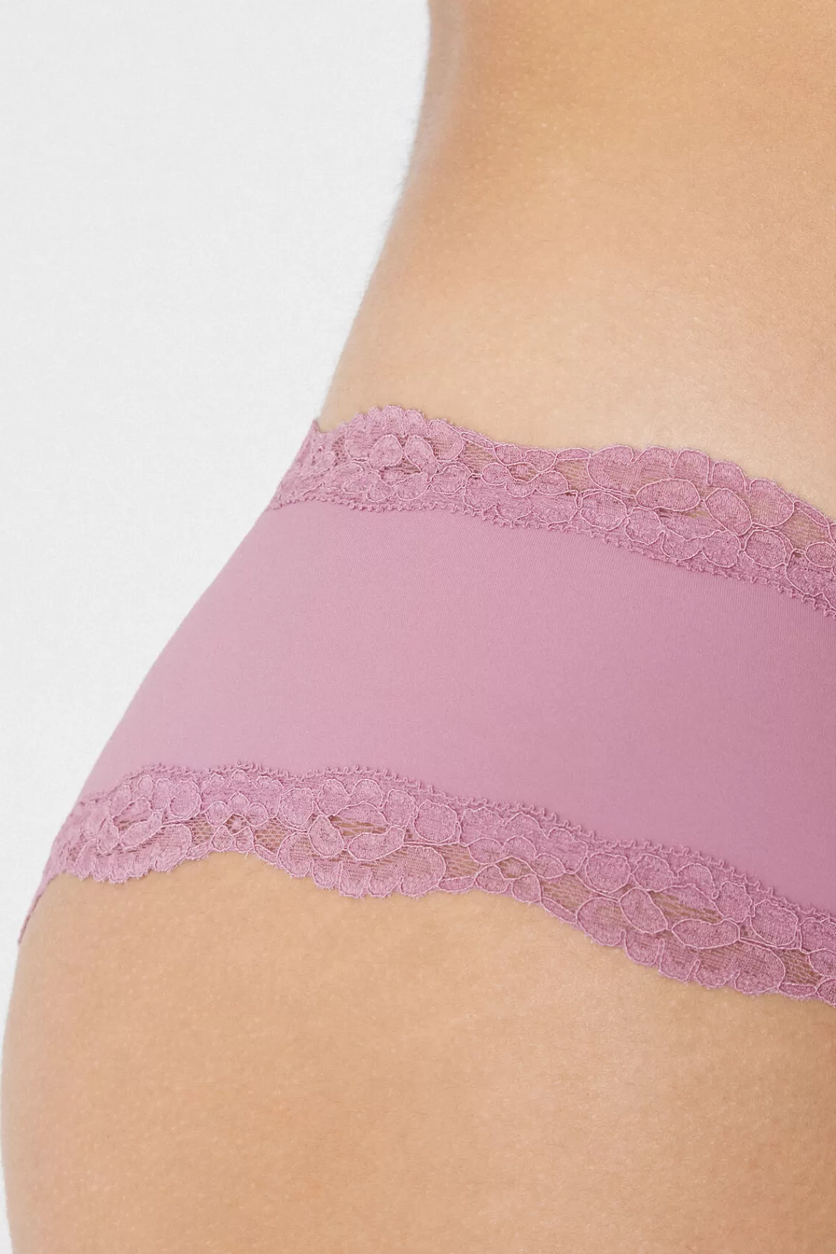 Tezenis Intimo Donna in Microfibra con Pizzo - Culotte Stile Brasiliano Elegante
