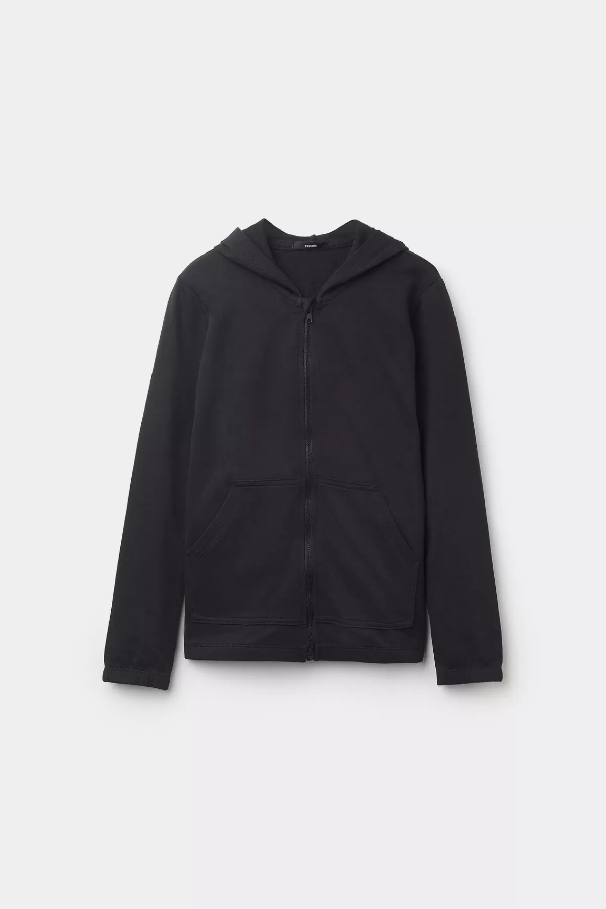 Felpa Unisex Tezenis con Zip e Cappuccio - Cotone Morbido per Bambini e Ragazze, Design Pratico per Tutta la Famiglia