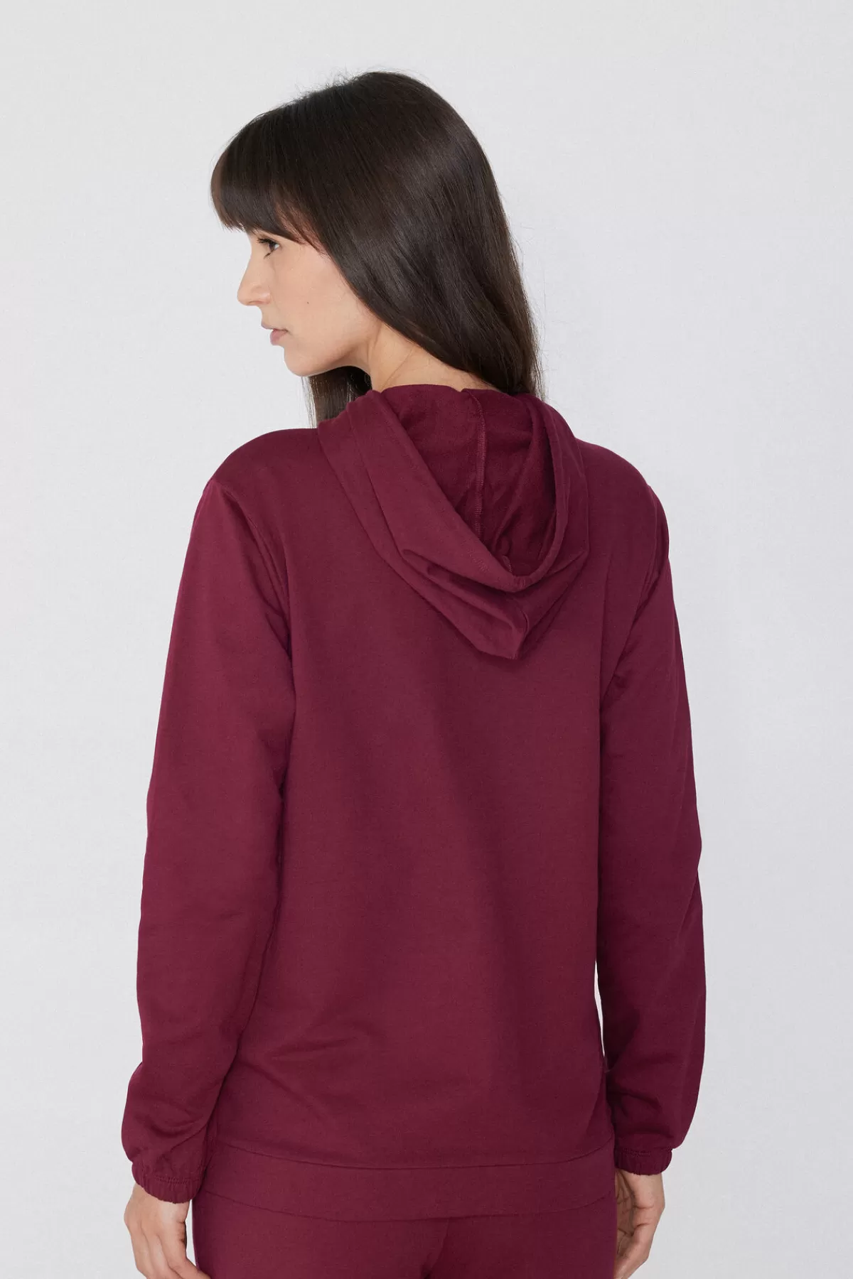 Felpa con Cappuccio Donna Zip Frontale e Chiusura Regolabile - Design Moderno Tezenis