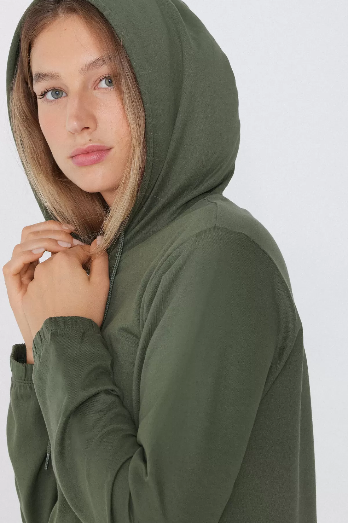 Felpa Sportiva Tezenis Donna con Cappuccio Regolabile - Zip Frontale e Design Comodo con Cordini