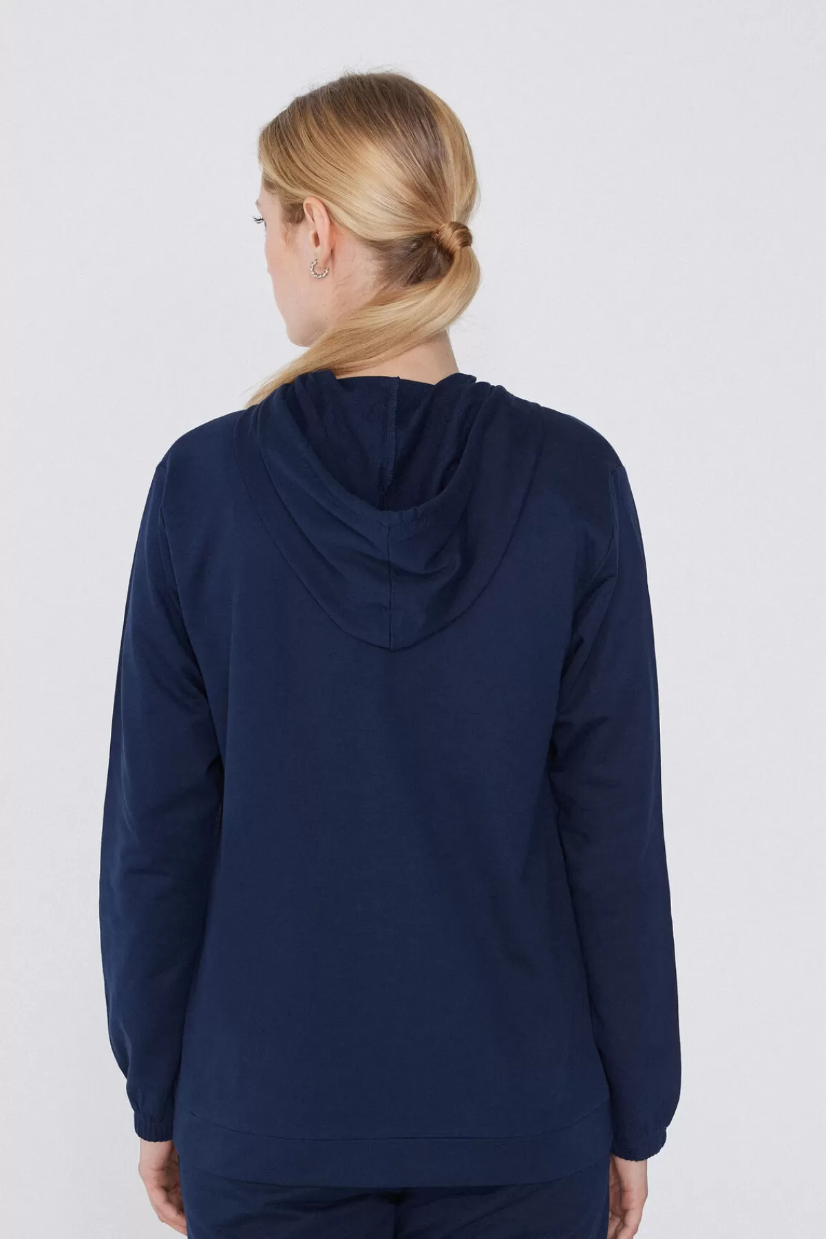 Tezenis Felpa Sportiva Donna con Cappuccio - Zip Frontale e Stringini Regolabili